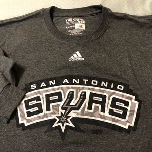 San Antonio Spurs Adidas Long Sleeve T-Shirt